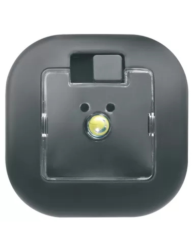 Gewiss gw12661 abnehmbare Anti-Blackout-Lampe – 230 V Wechselstrom 50//60 Hz 2 Stunden – satiniertes Schwarz – Chorus